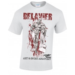 Delavier - Teeshirt homme - Hercule Farnèse - Blanc