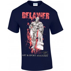 Delavier - Teeshirt homme - Hercule Farnèse - Navy