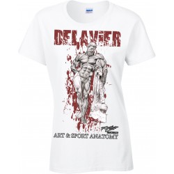 Delavier - Teeshirt femme - Hercule Farnèse - Blanc