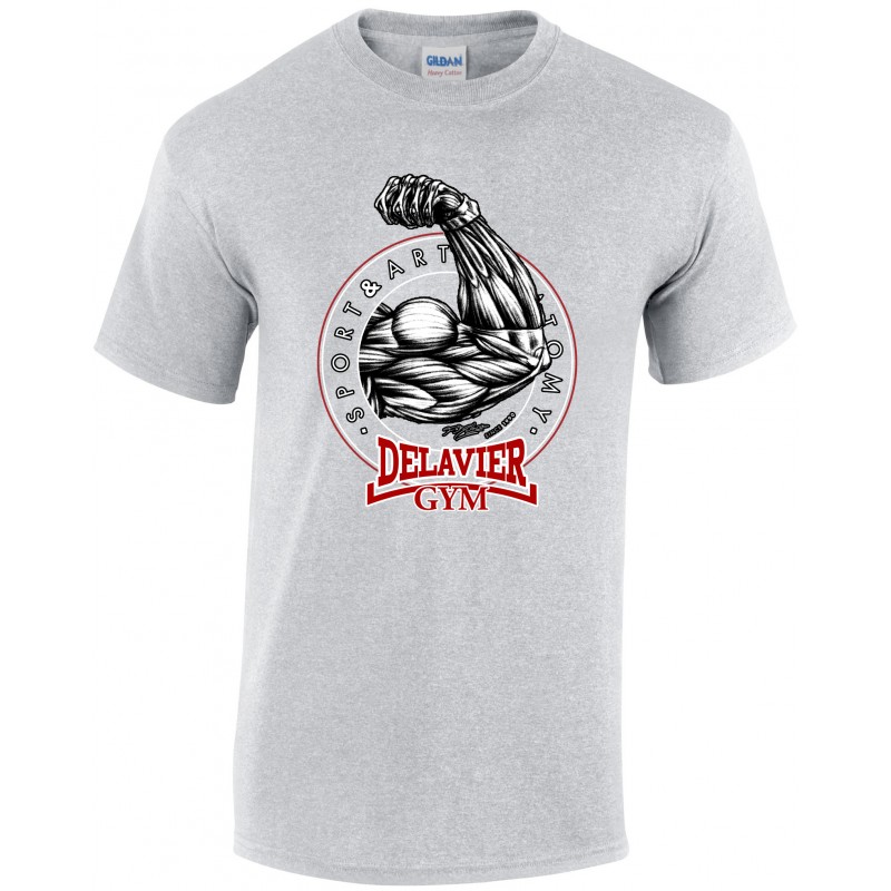 Delavier - Teeshirt homme - Bras - Sport Gray
