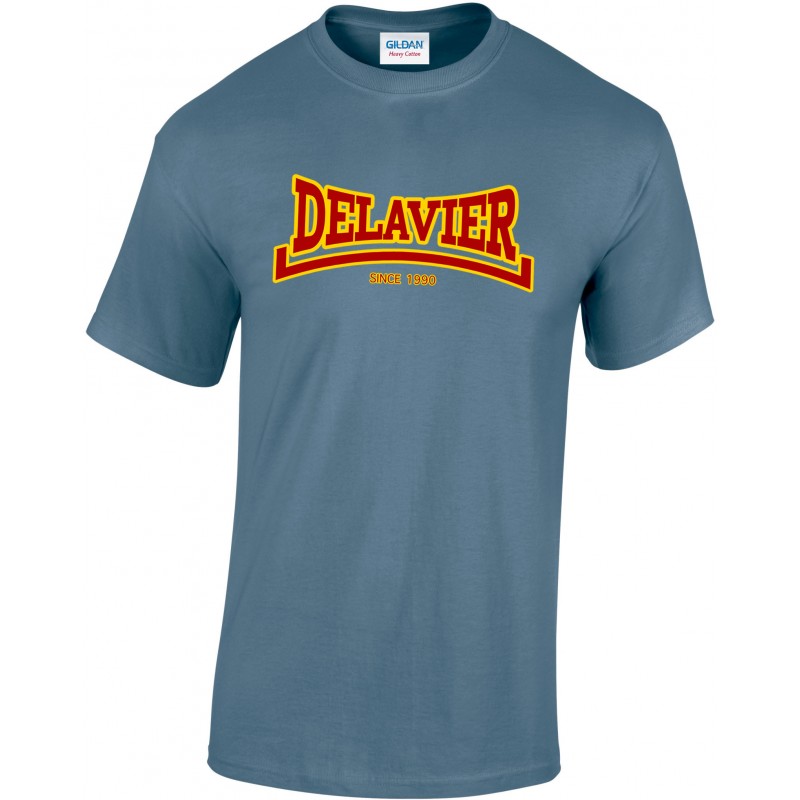 Teeshirt Delavier - Since 1990 - Indigo