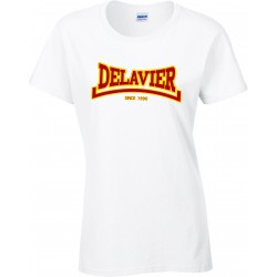 Delavier - Teeshirt femme - Since 1990 - Blanc