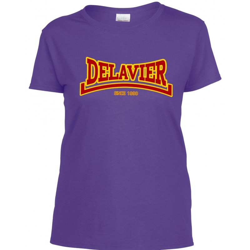 Delavier - Teeshirt femme - Since 1990 - Purple